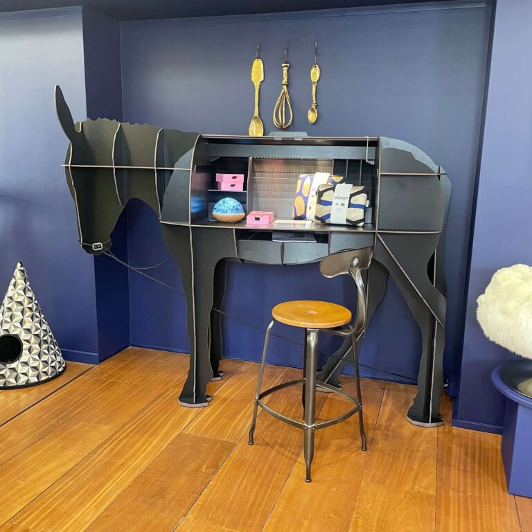Chaise de bureau bois et métal de vent un bureau d'appoint design