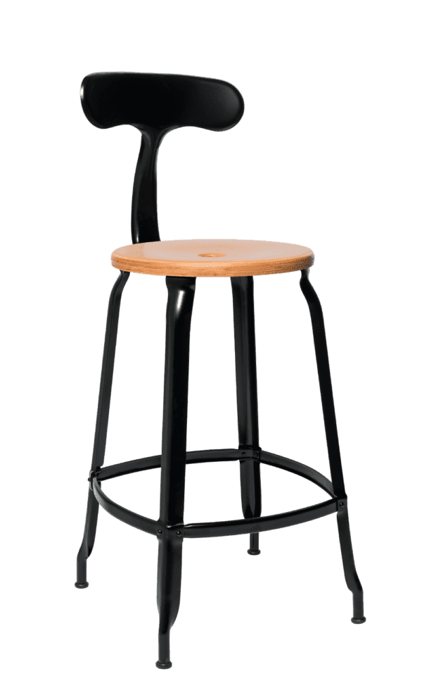 Tabouret d'atelier bois réglable en hauteur Série 11