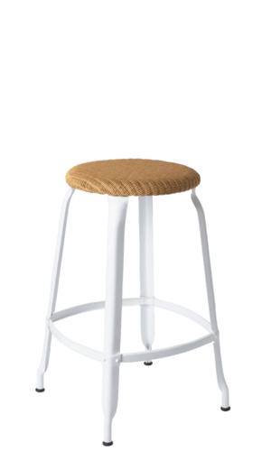 tabouret blanc pour maison de vacances