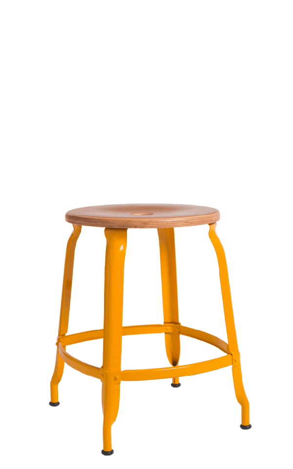 Nicolle Wood Metal Stool 18 Inch, 18 Inch Wooden Bar Stools