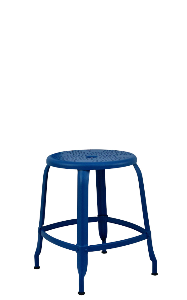 Outdoor Nicolle stool, 18-inch height. Nicolle stool for outdoor use. Ideal for a garden table.