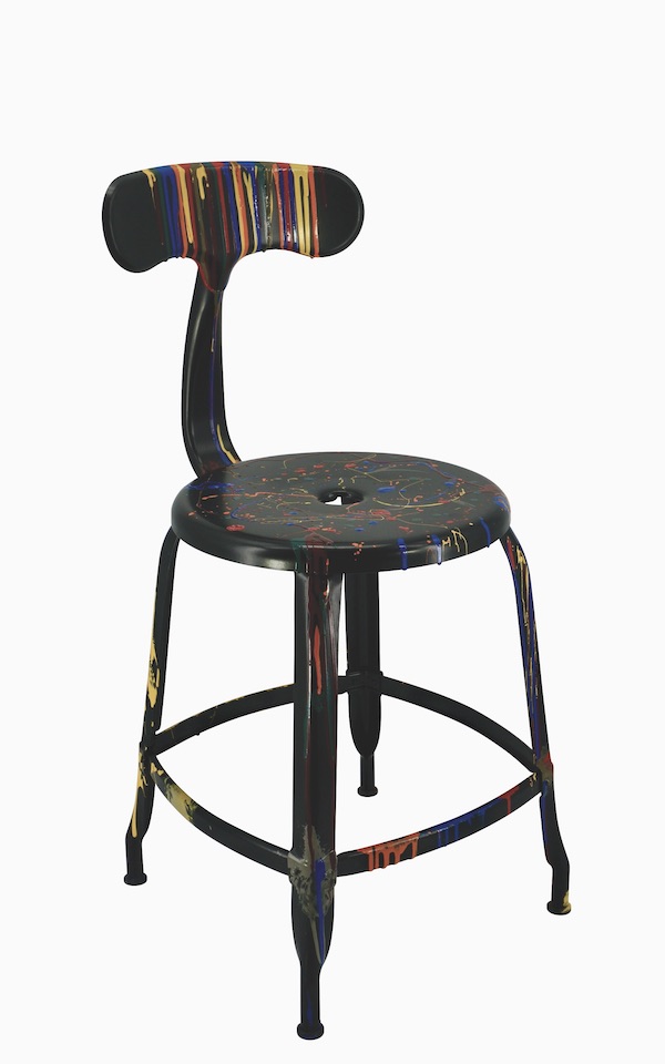 Chaise Nicolle multicolore